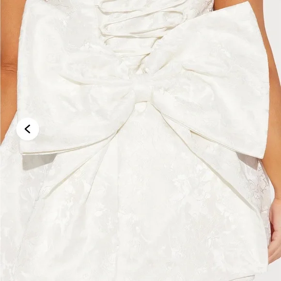 Fashion Nova Grace Strapless Micro Mini Dress size large NWT - Picture 7 of 7